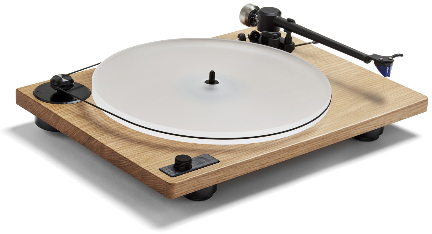 Walnut Orbit Theory with black anodized nameplate and knob