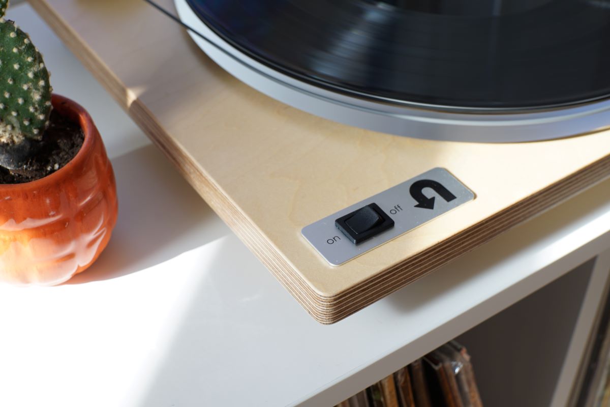 plywood plinth close up