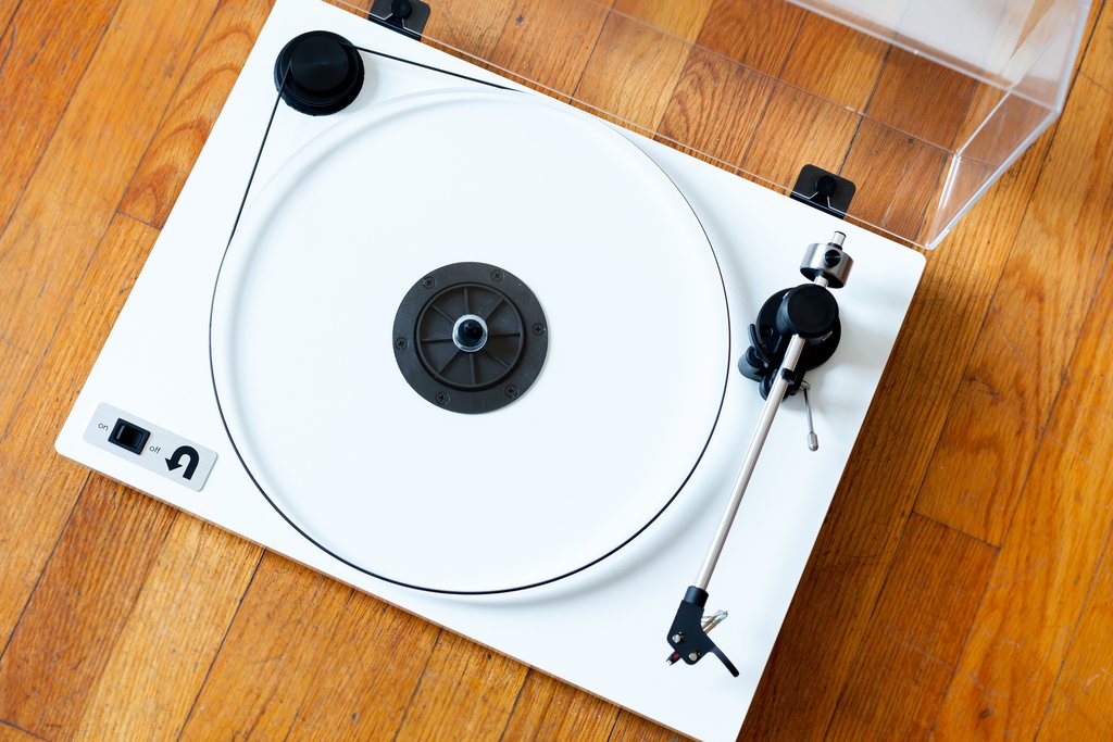 White Orbit Plus on a wood floor