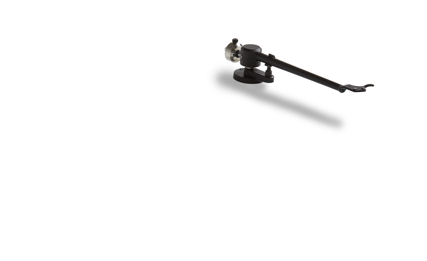 Tonearm without cue lever